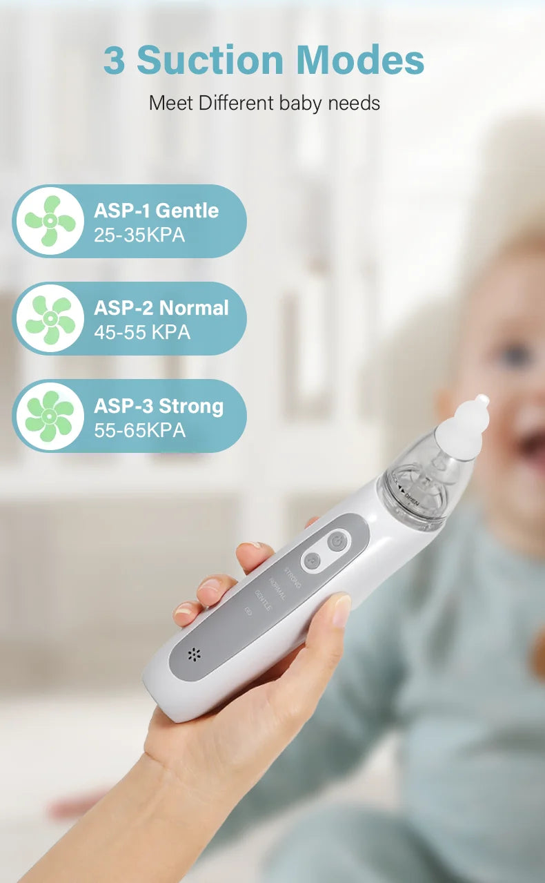 Electric baby nasal aspirator