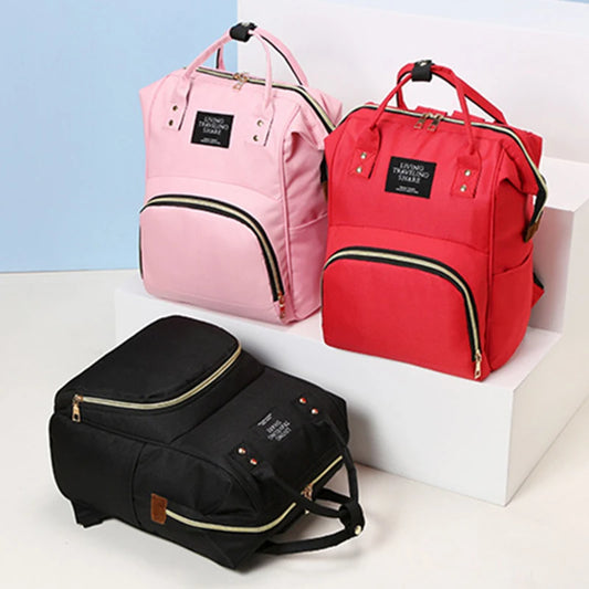 Foldable Baby Diaper Bag with Portable Crib & Changing Station