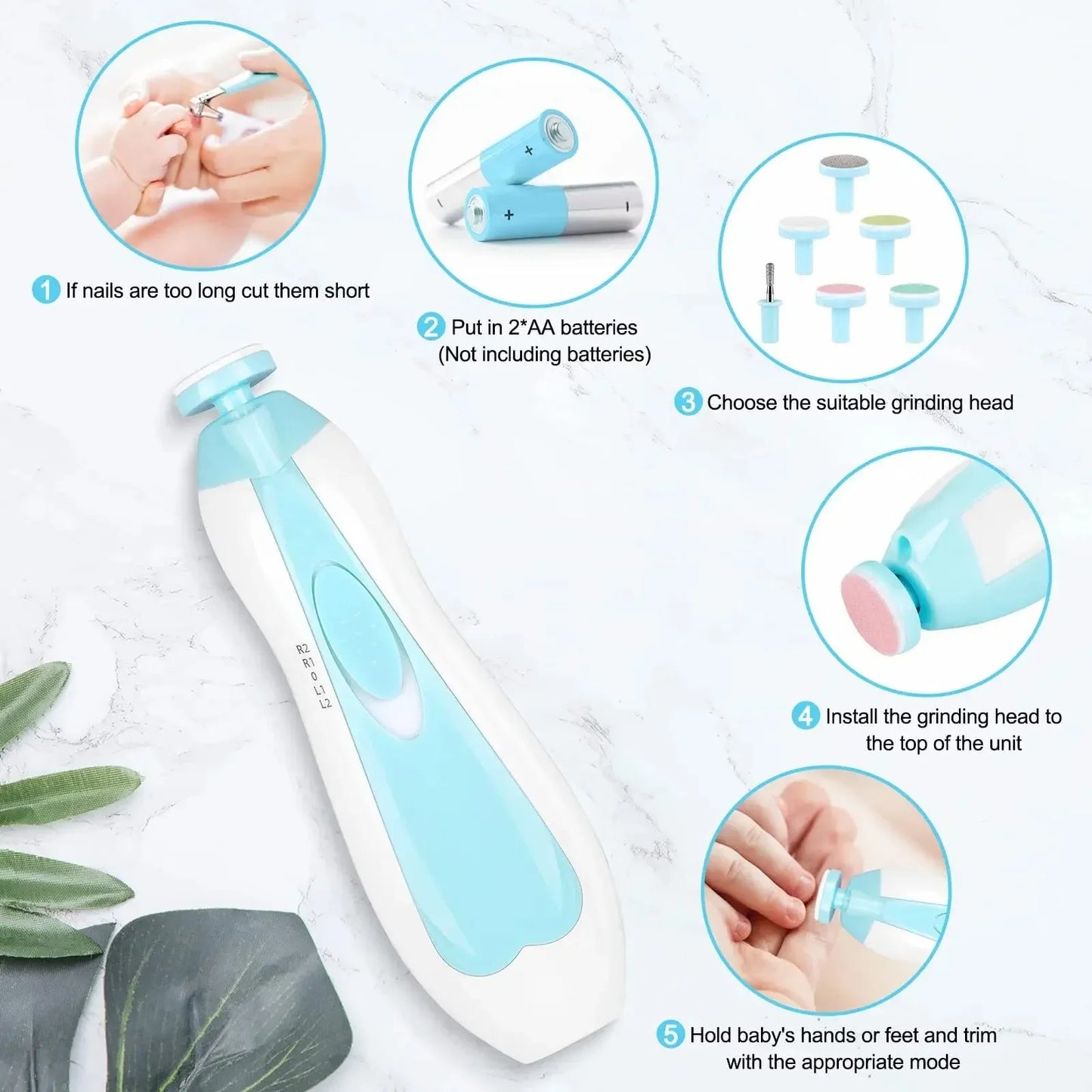 Electric baby nail trimmer