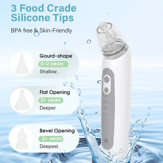 Electric baby nasal aspirator