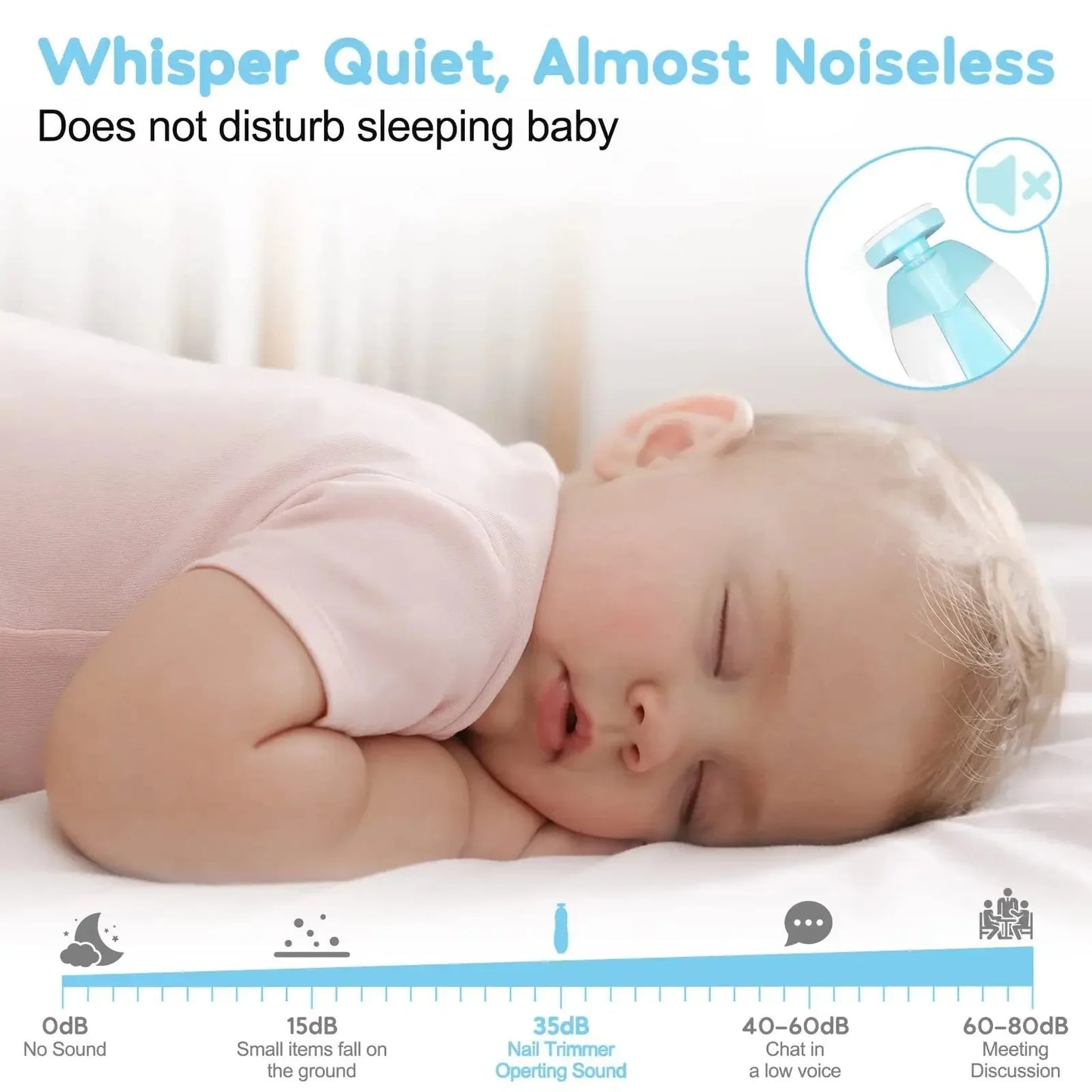 Electric baby nail trimmer