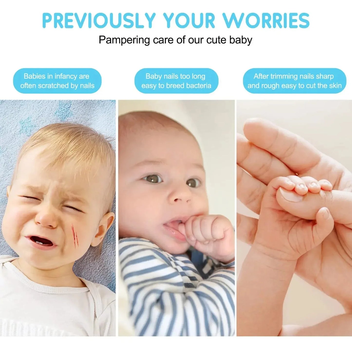 Electric baby nail trimmer